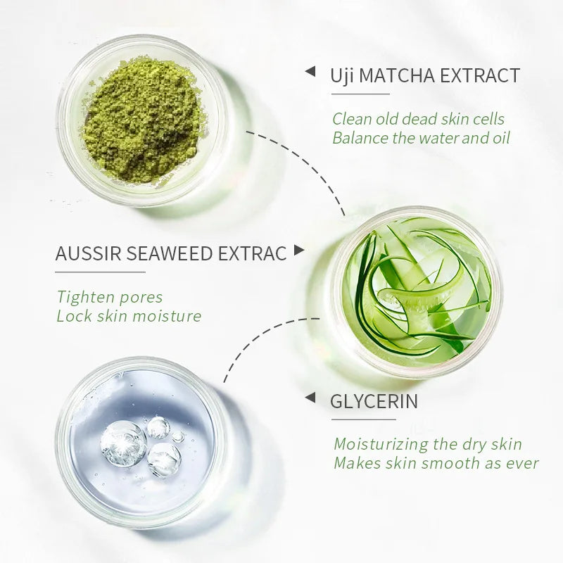 Matcha Exfoliating Peeling Gel Face Cream