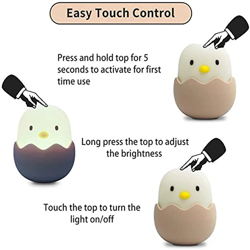 Chicken Touch Night Light