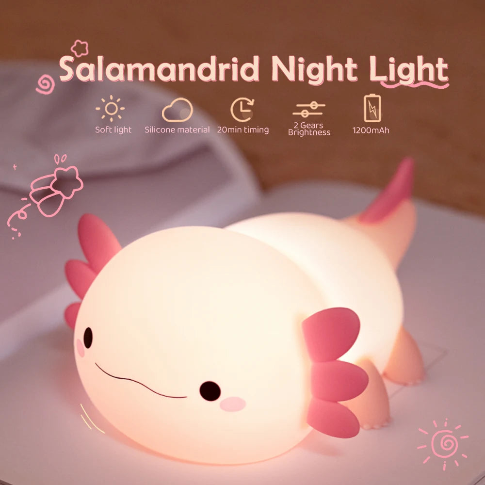 Axolotl Night Light