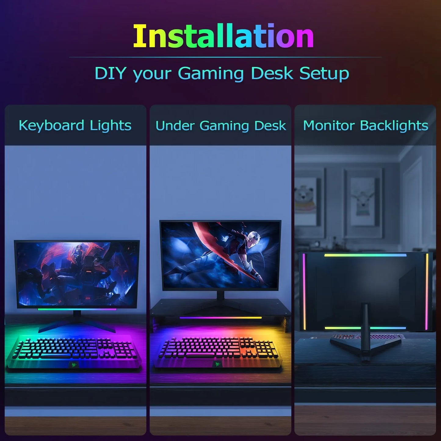 Under Monitor Light Bar