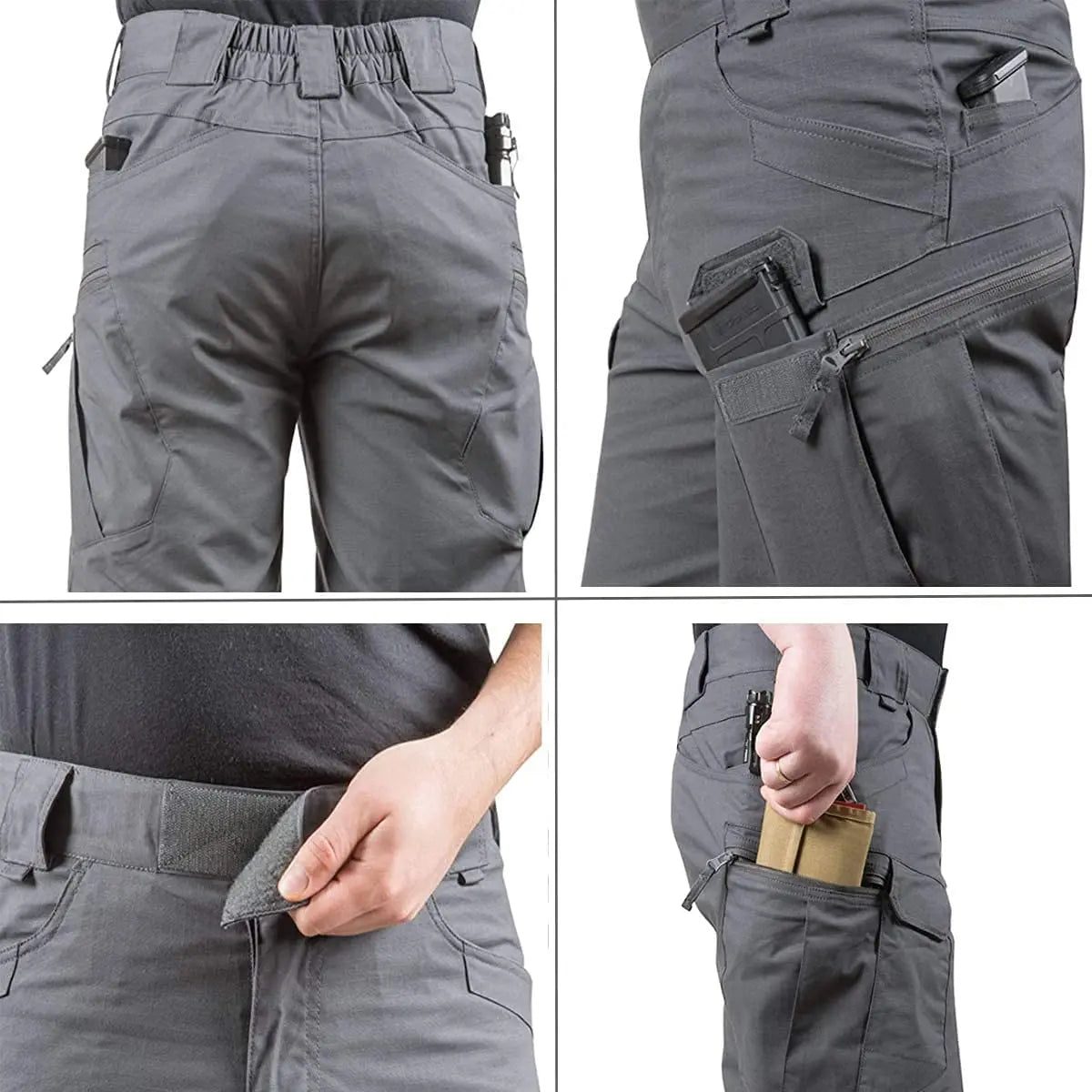 Men Military Waterproof Cargo Shorts