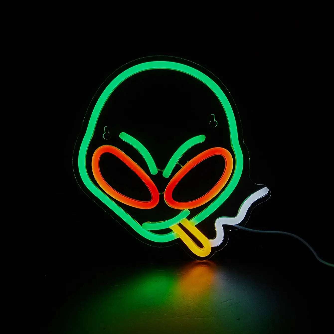 Led Neon Smoking Alien