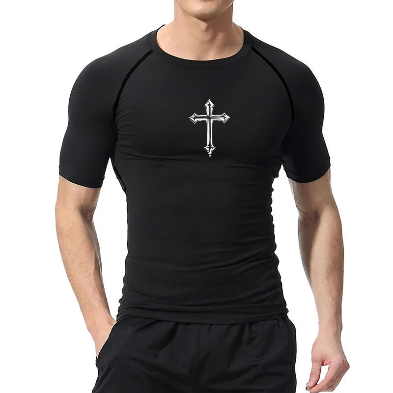 Cross Shirt for Men Gym