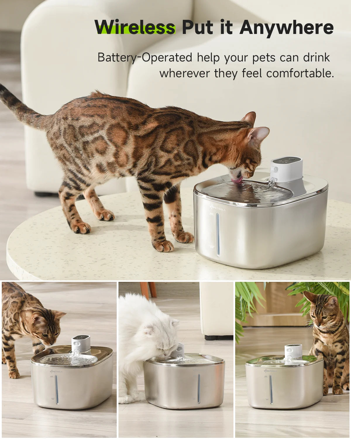 Wireless Cat Water Fountain