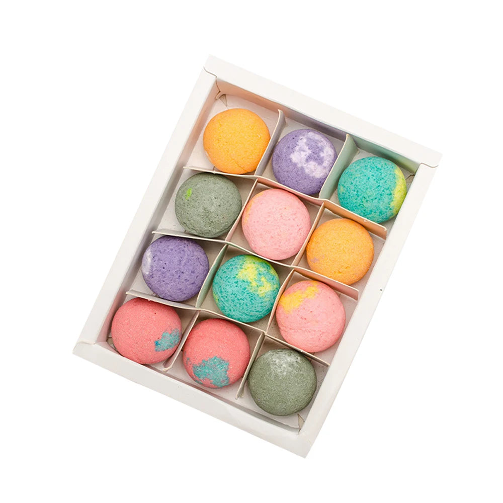 12Pcs/Set Bubble Small Bath Bombs