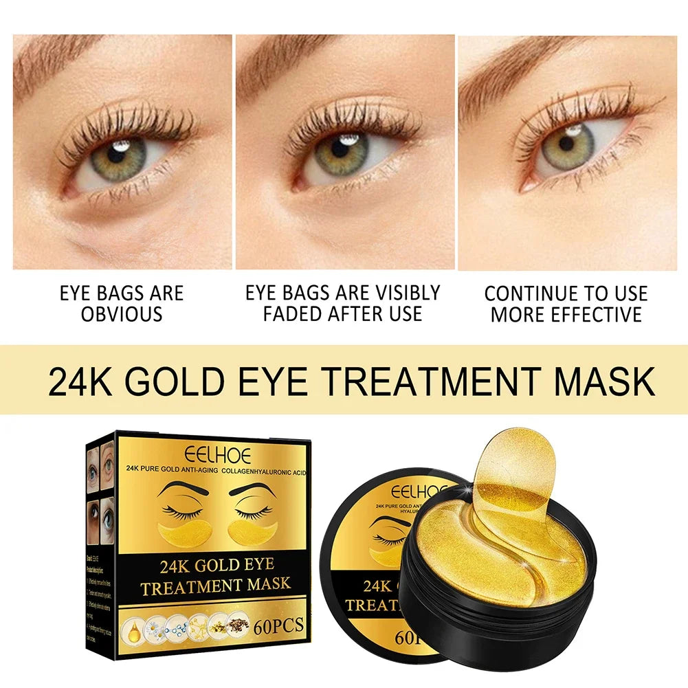 60pcs24K Gold Collagen Eye Mask Patch