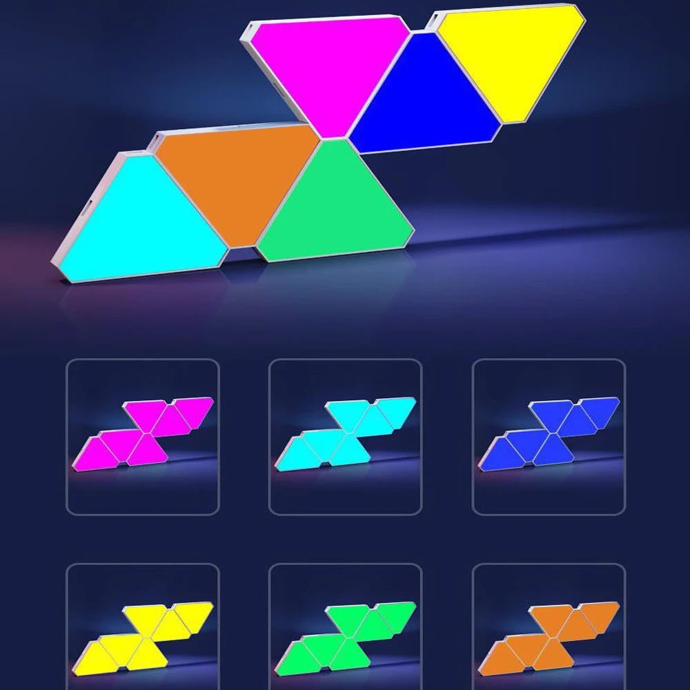 RGB Triangle Wall Light