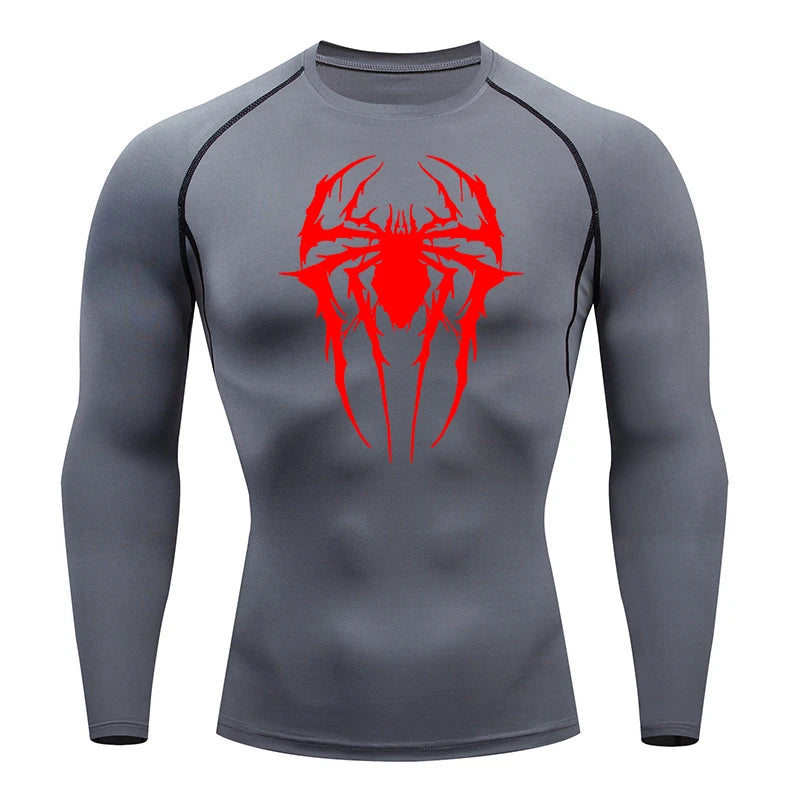 Spider Graphic Shirts for Men Gym