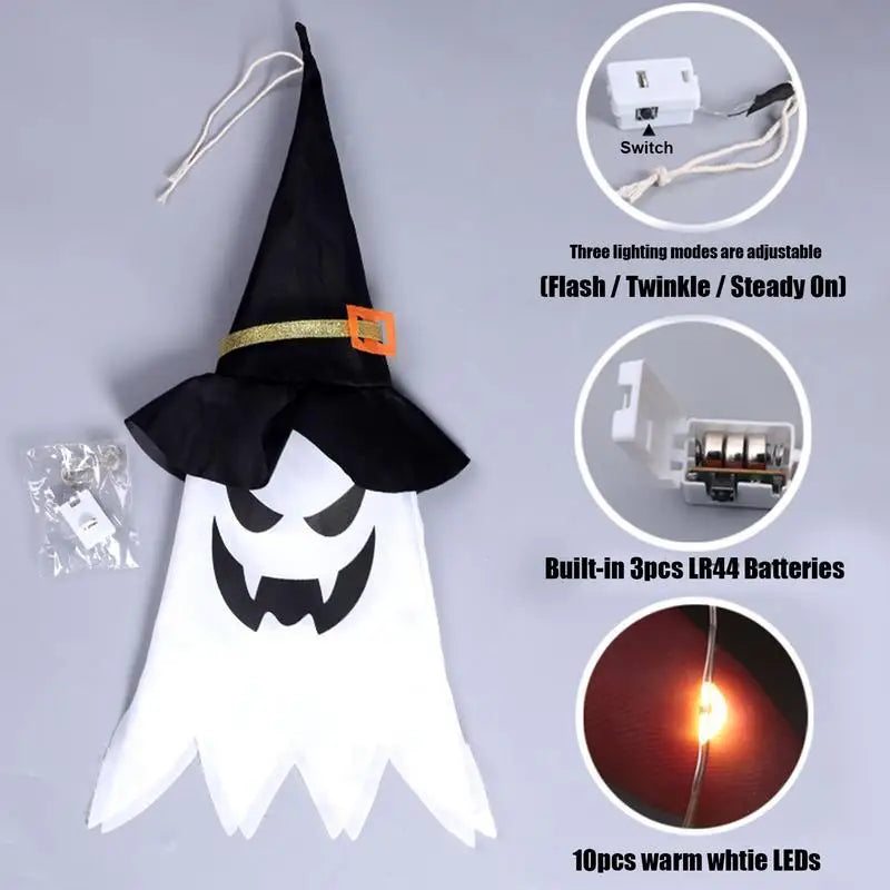 LED Halloween Flashing Light Ghost