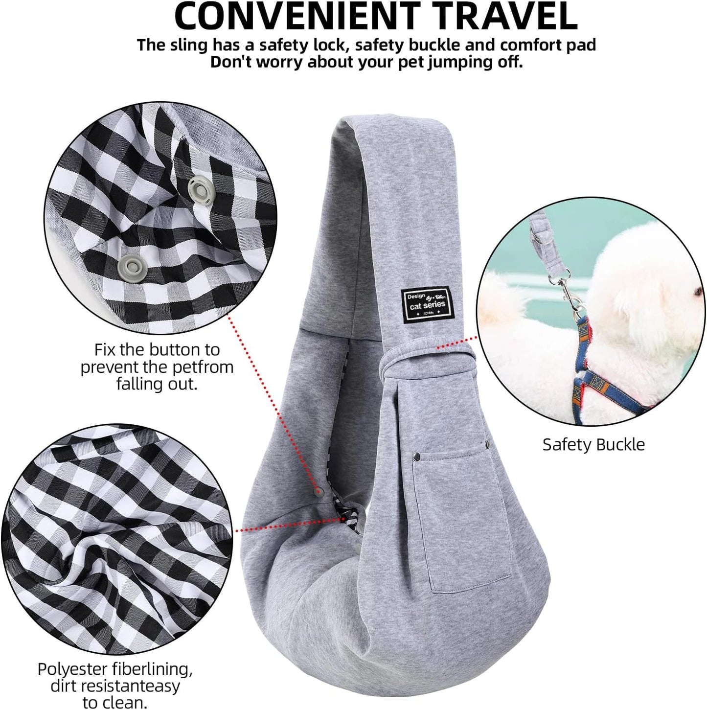 Cotton Comfortable Dog Bag