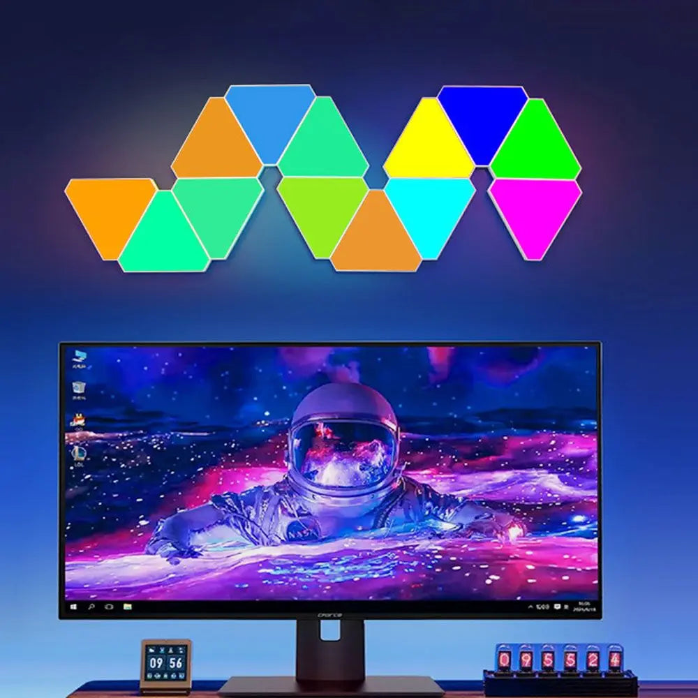 RGB Triangle Wall Light