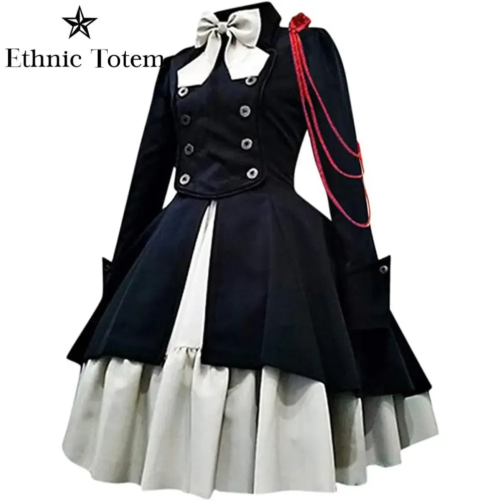 Medieval Vintage Black Lolita Dresses