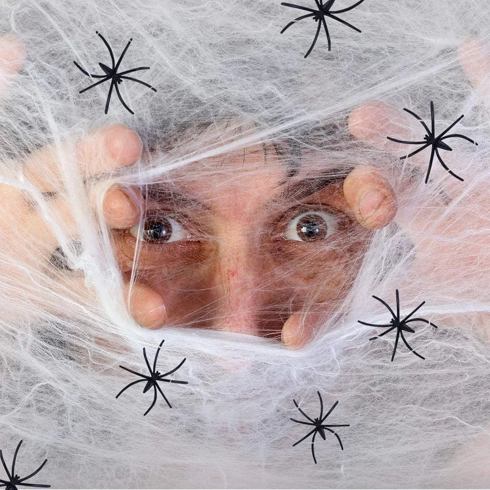 Halloween Elastic Spider Web