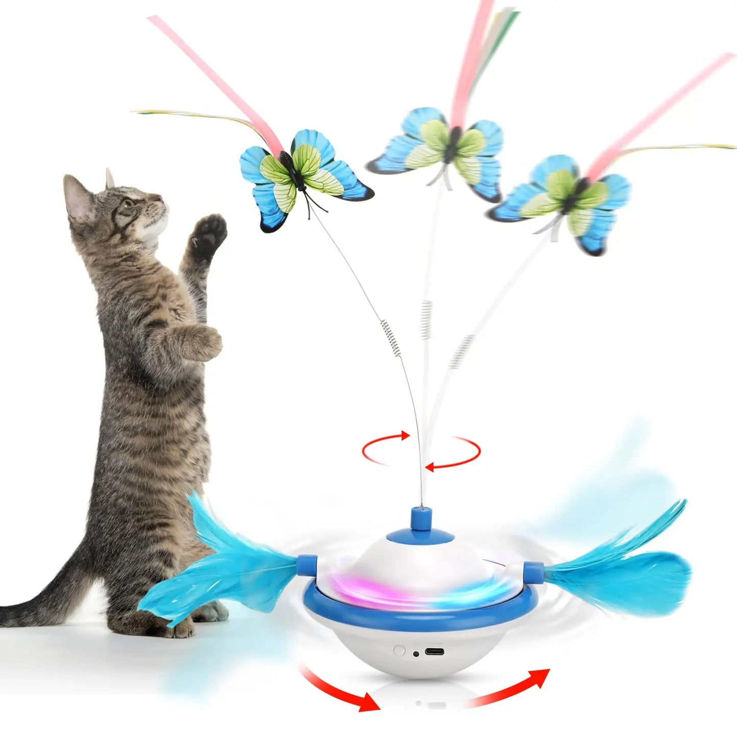 Butterfly Cat Feather Toy