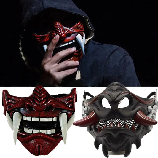 Japanese Samurai Oni Mask